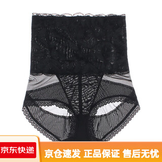 Eve s magic lace high-waisted underwear for women, breathable tummy control pants, butt lift, body shaping, sexy and comfortable women's briefs, black m