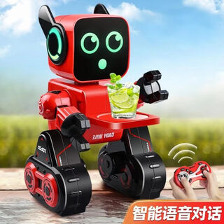 
JJRC children's toy intelligent robot can talk to children's day gifts for boys 3-6 years old 4 girls' birthdays K10 voice-controlled dialogue version [red] + APP Internet Children's gifts for boys and girls aged 4-5 years old 7 years old