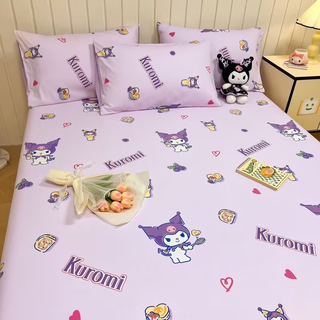 Rsrddy customized kindergarten quilt cover cotton children's mattress cover cartoon baby mat quilt cover single quilt pink peggy 100x56cm cushion cover