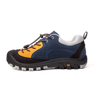 Sleader men's and women's couple's low-top, lightweight, water-repellent, breathable, non-slip, comfortable travel hiking shoes, haze blue 39