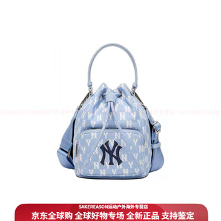 Mlbmonogram series ny new york yankees retro old flower bucket bag handbag shoulder bag crossbody blue