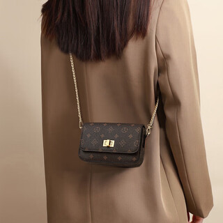 金狐狸（FOXER）女士包包女包大容量斜挎包女单肩包手机包小方包教师节生日礼物