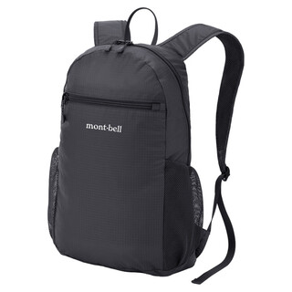 Mont bell outdoor hiking camping ultra-light portable folding backpack 1133469 (bk) black new version 15 liters_1133470