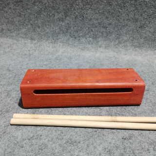 Swan national opera percussion instrument yue opera wu opera ebony mahogany bangzi improved banggu drama general factory direct sale mahogany double-sided high and low square bangzi