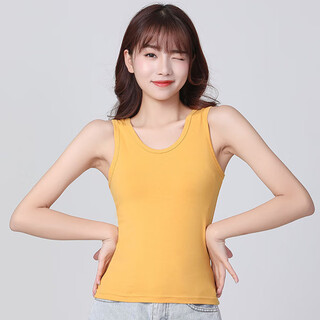 Kmkq vest women's summer 96 cotton white suspension thin racer top long sleeveless t-shirt women's inner ginger s