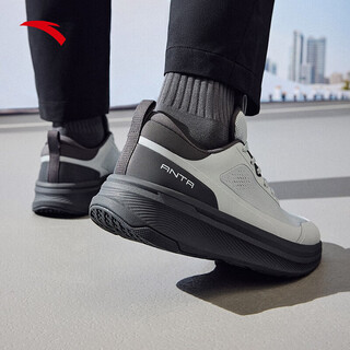 Anta (anta) shenxing sports shoes lightweight and breathable men's shoes 2025 winter new shock-absorbing running shoes fitness training shoes frost tower gray/rock sand gray-6 40 (250mm)