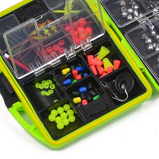 Nanbo maruji fishing line set accessories fishing supplies small accessories rock fishing accessories outdoor set box rock fishing fishing gear combination set green accessories box set contains accessories_12