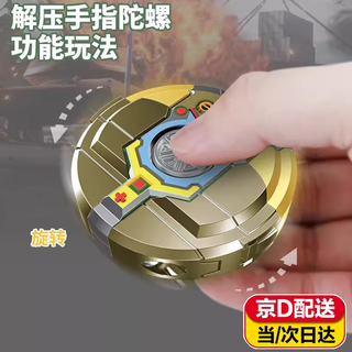 Transformable robot fingertip gyro mecha transforming robot gyro mechanical gyro decompression rotating children's toy robot finger gyro random color