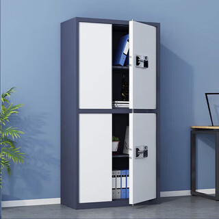 He lian hongyi safe cabinet information filing cabinet steel wood grain office cabinet safe doorless double section cabinet electronic password lock
