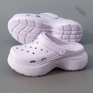 Skechers new summer women's shoes, sandals, beach shoes, soft-soled slippers, lightweight breathable wading shoes, clogs, lavender/foamies tai 35