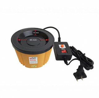 Wen yijia hot melt glue furnace temperature-adjustable melting furnace glue granule fire paint wax heating fast electric melting furnace handmade wedding yellow wax hair extension sd109100w with switch adjustable temperature small glue furnace 12