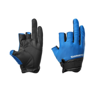 Shimano 25 models shimano fishing gloves gl-105y/009y luya fishing outdoor windproof breathable wear-resistant gloves 25gl-008y blue 2xl