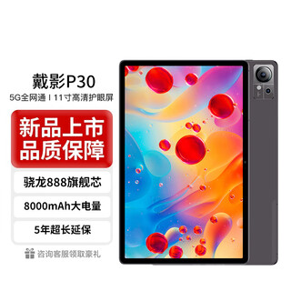 戴影2025新款P30平板电脑11英寸可插卡5G全网通WiFi十核超清贴合全面屏网课学习机游戏二合一教育pad 时尚灰 旗舰版16+1TB全网通5GWiFi+送键盘鼠标
