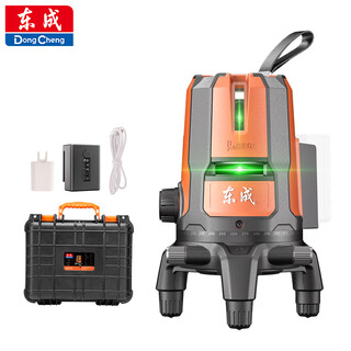Dongcheng green light five-line level high-precision strong light infrared laser level dtx4v-41e