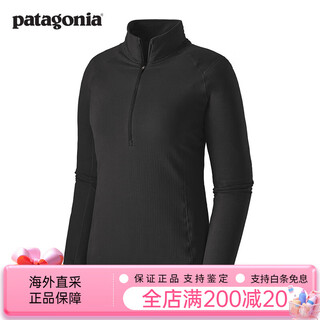 Patagonia women's c4 functional underwear top cap tw zip patagonia patagonia blk xs