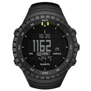 Suunto core men's watch outdoor mountaineering watch electronic watch barometric altimeter temperature depth gauge english version core core all black rubber english version