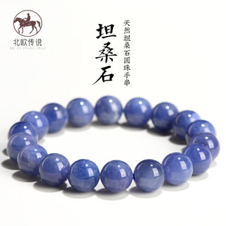 Nordic legend natural tanzanite ball bracelet tanzanite loose bead bracelet tanzanite bracelet tanzanite bracelet 7~7.8mm (about 25 beads)