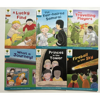 Version of English Oxford Oxford Grading Reading Story Children's Enlightenment English Level 1-8 level 8-9 Random 6 books (6*32 pages)