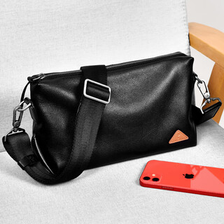 Pai baojue men's shoulder bag first-layer cowhide crossbody bag large-capacity pillow bag fashionable commuter men's bag new year's day gift
