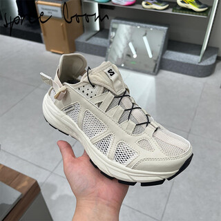 Salomon salomon outdoor lightweight and breathable men's and women's sandals, river shoes, mesh, beige 474385 41, full size, real shot