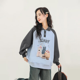 Свитера для девочек youmiwu, весна и осень 2025, новые осенние свободные топы для девочек, детские свободные топы для учащихся младших классов, супер красивая осенняя одежда