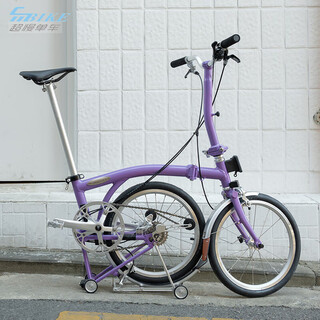 Super slow 8.9kg aceoffixy5 youth version small cloth national cloth folding bike aluminum cloth commuting from lilac purple 16 inches 16 inches
