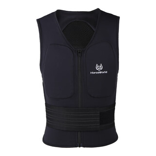 Cavassion elastic adjustable equestrian armor protective vest riding adult children men's and women's protective gear safety equipment m