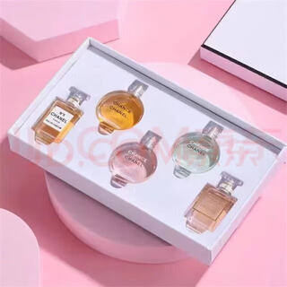 Perfume sample travel trial counter gift box holiday gift for girlfriend, wife, best friend's birthday gift chanaidian sample five-piece set + counter gift bag