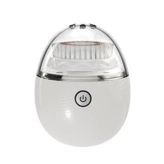 Efficient induction ultrasonic facial cleanser 3-speed waterproof massage cleanupluis connection for convenient and efficient cleaning white