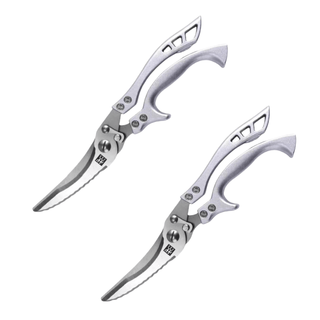 双立人德国厨房家用多功能剪强力鸡骨头剪鸡鸭剪刀杀鱼剪肉 鸡骨剪2把核心细节成就品质