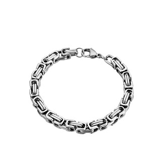 Companion blessing men's titanium steel cuban bracelet, simple and generous bracelet for boys, versatile bracelet for men, gao qiqiang's same bracelet, chain length 18cm