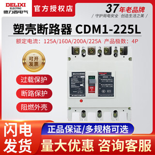 德力西电气电气电气电气空气开关L43004p 125A