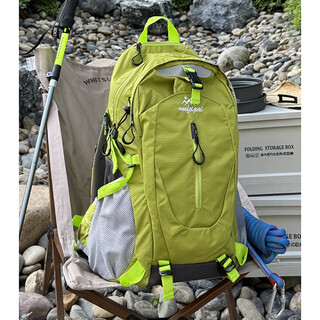 Tucson outdoor lightweight mountaineering bag men's travel hiking mountain climbing equipment backpack women's large capacity travel backpack fluorescent green