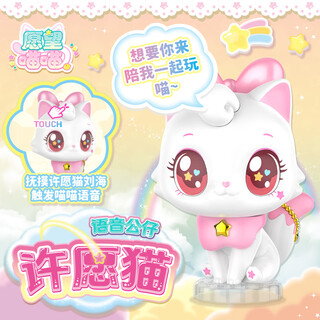Wish meow talking wishing cat voice doll dual mode animation music girl children toy birthday gift