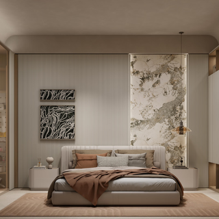 Jingdong whole house customized jingzhen board solid wood particles bedroom bedside background wall wainscot customized package 8