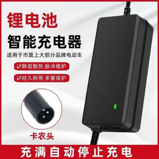 Lithium battery electric vehicle charger 48v2a60v72v3a yadi tailing phoenix permanent flying pigeon 54.6v cannon cannon head 48v2a output 54.6v