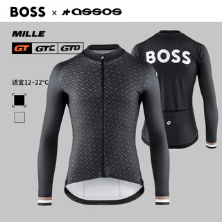 Assos & boss co-branded cycling pants, clothes, summer spring and autumn jackets, vests and tops collection, gt spring and autumn men's cycling clothes, black boss x assos s