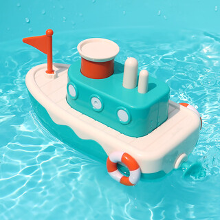 Sen uses baby bath toys, children's water play artifacts, clockwork swimming boats, bathtubs, floating water toys, water spray boats, small water cruise ships, press and spray water