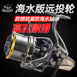 Kemelon long-range cast wheel, gapless spinning wheel, oblique mouth anchor, fish wheel, anchor rod, sea rod, 14000 type fishing wheel, fishing line wheel, ngk gray 8000, left and right hand interchangeable type, others