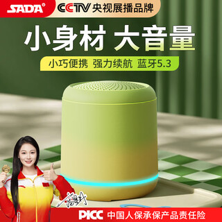 SADA无线蓝牙音箱户外便携迷你小型音响高音质手机桌面车载家用可插卡TWS低音炮大音量喇叭 V8