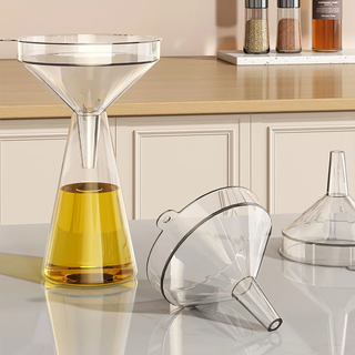 慕亚（MUYA）漏斗家用厨房油壶倒油打油大小口径分装加料倒酒酒提打酒器可壁挂