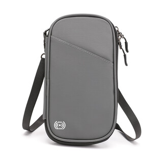 Tfo fifth generation document storage bag rfid anti-theft card holder bag change storage bag passport bag gray 13*4*24cm