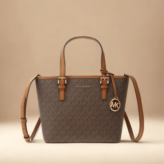 Michael kors official direct sale women's small shoulder handheld tote bag for girlfriend, dark brown 35t9gtvt0b brown