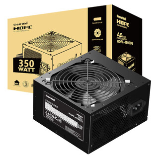 长城（Great Wall）额定350W HOPE-4500DS电脑电源（60cm长线材/宽电压/温控风扇）