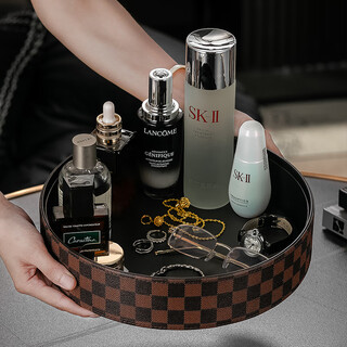 Desktop high-end cosmetics storage box, dressing table storage box, large-capacity skin care product storage box 1