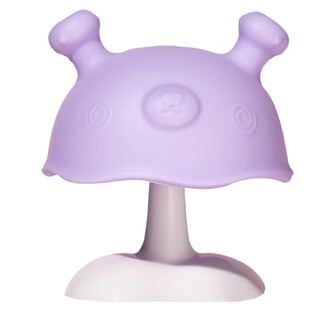 Rushan (lusn) whale teether baby baby teething toy for four and six months baby can be boiled and anti-eating hand artifact little monster teether