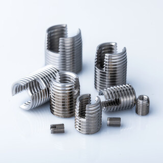 Ji litian stainless steel 302 type self-tapping braces self-tapping screw sleeves threaded sheath bushing slotted threaded protective sleeve m2m3m16 m2*0.4-m4.5*0.5-6l (100 pieces)