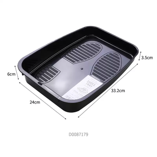 Zhong zhanggui japan imported sanada shoe box home car excavator thickened plastic shoe storage tray shoe rack finishing box black black