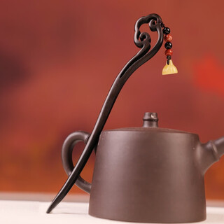 Jiangnan first saw chinese style ebony hairpins hanfu step-waving hair accessories headdress hairpins hairpins accessories hairpins