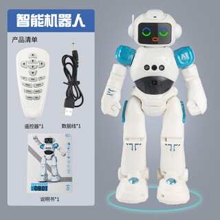SAMEWIN new product micro-supply intelligent early education remote control robot puzzle boy children toy gesture sensing USB 967 intelligent robot (English version